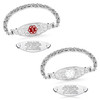 Classic Filigree Handmade Byzantine Medical ID Bracelet