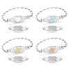 Classic Filigree Heart Link Medical ID Bracelet