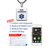 Sleek Mini Dog Tag and 20" Leather Cord Medical ID Necklace Sleek Mini Dog Tag and 20" Leather Cord Medical ID Necklace 6820 38.99 $ physical Medical Alert Necklaces Divoti New Divoti Inc.
