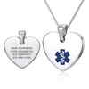 Heart Medical ID Necklace