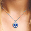 Premier Octagon Tag  and Stainless steel Chain Medical ID Necklace