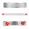 Divoti Medical Alert Bracelets for Women, Custom Engraved Olive Medical ID Cuff, fits 6.5-8.0" — Style