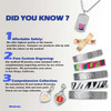 Interchangeable Tri-strand Medical ID Replacement Bracelet Chain - Divoti Inc.