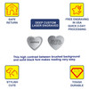 Deep Laser Engraved Pet ID Tag -Bone, Round, Heart, Dog Tag, Star, Rectangle