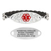 Elegant Olive and Black Twisted Leather Medical ID Bracelet Elegant Olive and Black Twisted Leather Medical ID Bracelet 13533 35.99 $ physical Medical Bracelets Divoti New Divoti Inc.