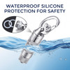 Waterproof Emergency Pill Fob | CNC Machined Stainless Steel Keychain Holder for Nitro & Aspirin