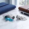 Waterproof Emergency Pill Fob | CNC Machined Stainless Steel Keychain Holder for Nitro & Aspirin