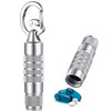 Waterproof Emergency Pill Fob | CNC Machined Stainless Steel Keychain Holder for Nitro & Aspirin
