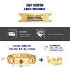 Double Ridge Link Medical ID Bracelet