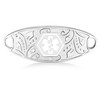 Lovely Filigree Medical ID Tag , Clasp On Vertically