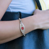 Diamond Border Bow Link Medical ID Bracelet Diamond Border Bow Link Medical ID Bracelet 12124 44.99 $ physical Medical Bracelets Divoti New Divoti Inc.