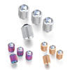 Bling Crystal Rhinestone Stainless Steel Tire Air Valve Stem Caps