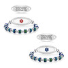Color Changing Mood Beaded Medical ID Bracelet