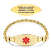 Divoti Grand Custom Engraved Medical ID Alert Bracelets for Women 