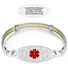 Divoti Custom Engraved Signature Cable Medical Alert ID Bracelets for Women â?Style Divoti Custom Engraved Signature Cable Medical Alert ID Bracelets for Women â?Style DI000108 49.99 $ physical FASHION IDs Divoti New Divoti Inc.
