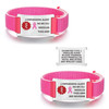 Lymphedema Alert Medical ID Bracelet