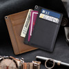Personalized Bi-fold Crazy Horse Leather Wallet for Men