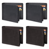 Personalized Bi-fold Crazy Horse Leather Wallet for Men