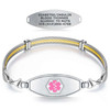 Divoti Medical Alert Bracelets for Women, Custom Engraved Matte Steel Medical ID Bracelet, w/Trio Cable Chain â?Style Divoti Medical Alert Bracelets for Women, Custom Engraved Matte Steel Medical ID Bracelet, w/Trio Cable Chain â?Style DI000104 44.99 $ physical FASHION IDs Divoti New Divoti Inc.