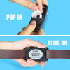 Leash King Personalized Pet Collar AirTag Holder, Slide-On Case for Dog and Cats – Style