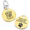Leash King Custom Engraved Stainless Steel Dog ID Tag with Patented Snag-Minimizing Universal Quick Clip