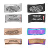 Dual-Sided Engraved Medical ID Slider Tags