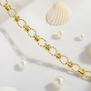 Divoti Pearl Inlay Medical Alert Bracelet - Silver/Gold Chain