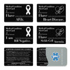 Custom Medical Alert Wallet Card & Silicone Holder (Heart & Blood Conditions)