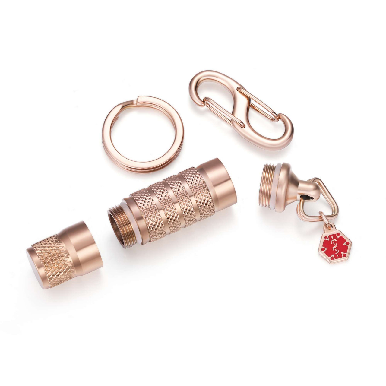 Waterproof pill holder: Clip-on Emergency Pill Holders