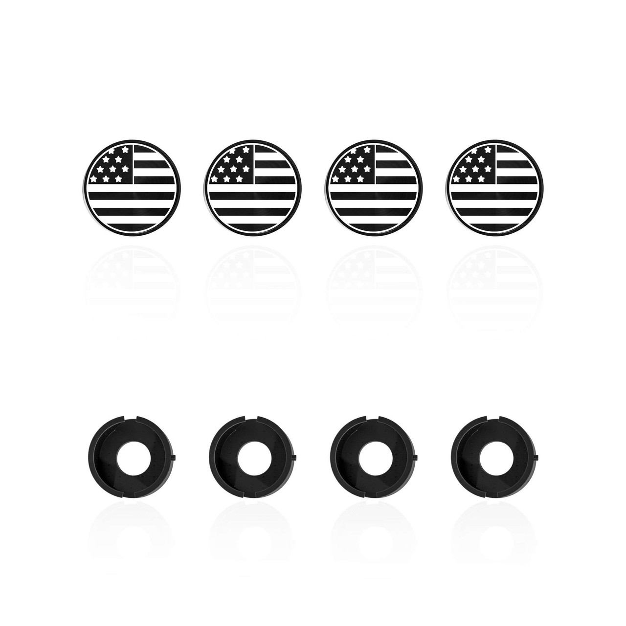 License Plate Fastener Caps