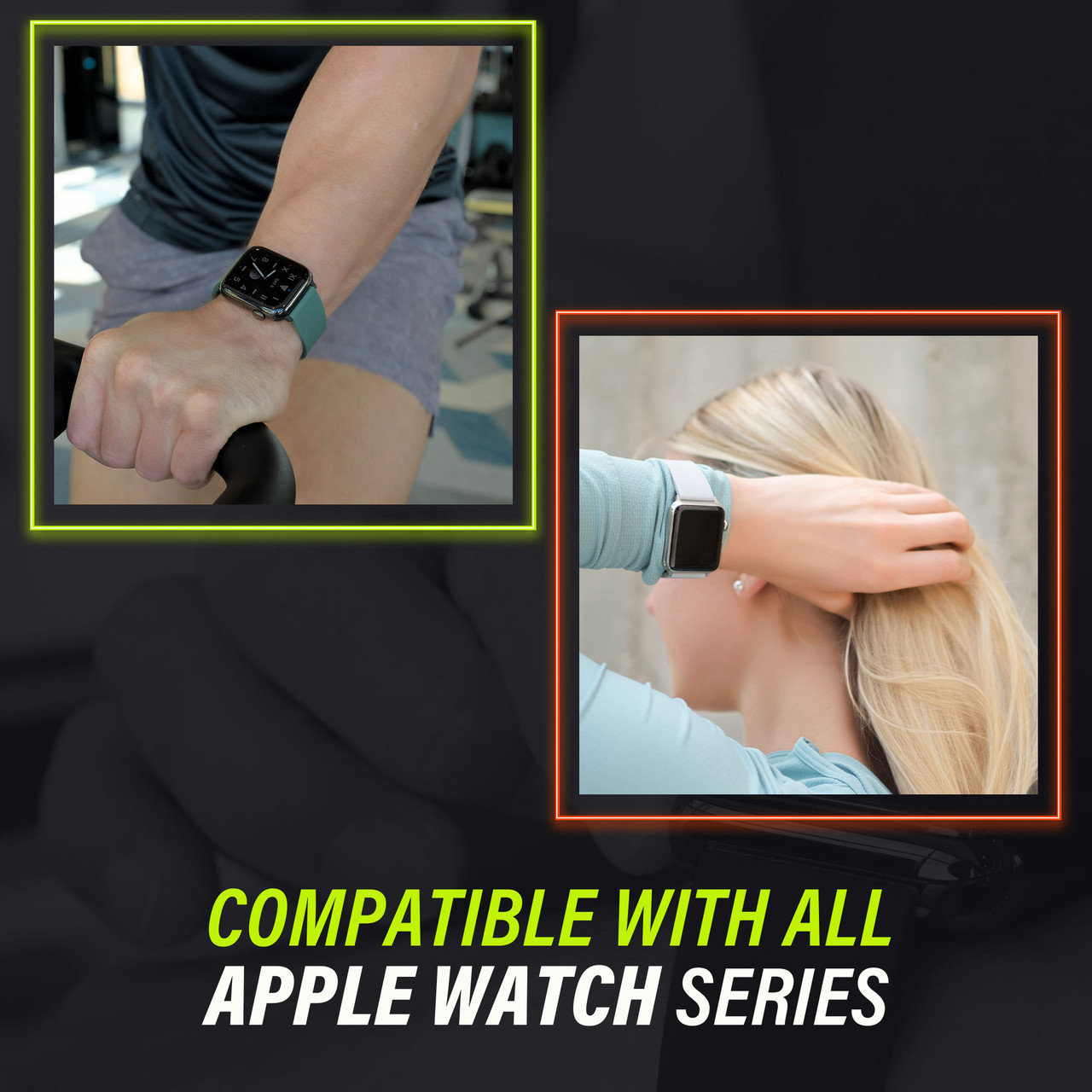 Artinian Arizona Diamondbacks Debossed Silicone Apple Watch Band