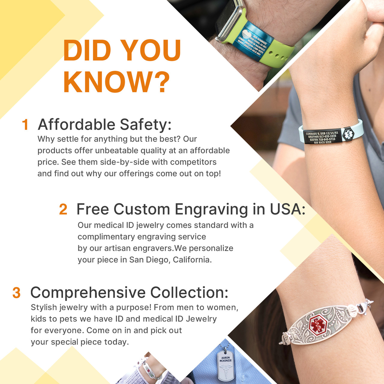 Medical ID - Radiance Medical ID Bracelet with Extender