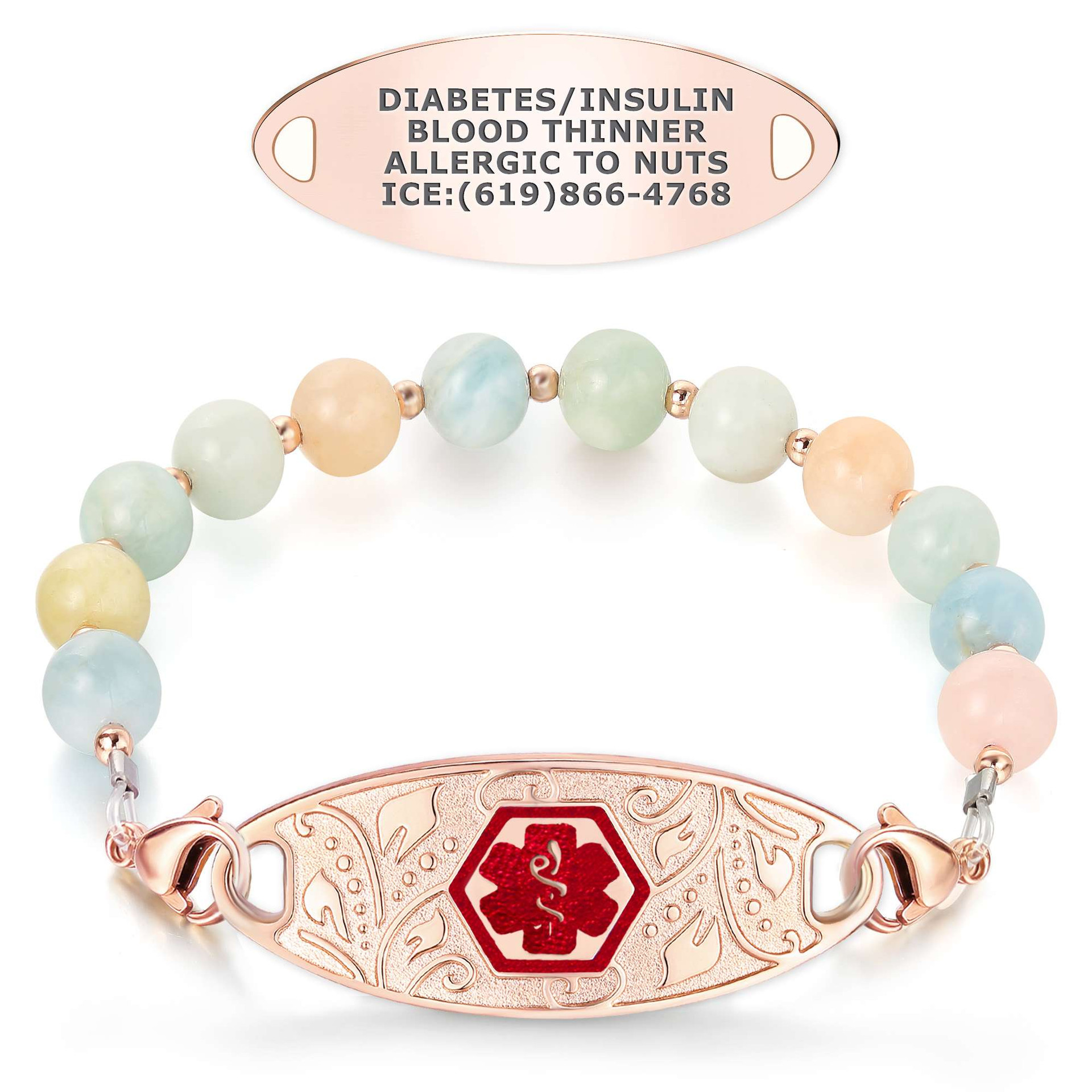 Medical Alert Bracelets For Women Divoti Custom Engraved Classic