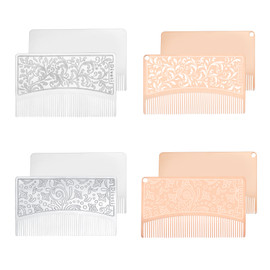 Premium Stainless Steel Wallet Comb for Women  Sleek, Durable, and Travel-Friendly