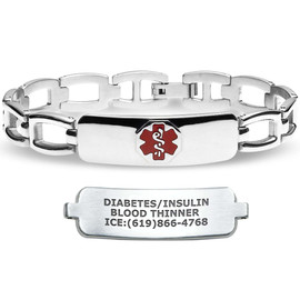 Arc-Link Medical ID Bracelet Arc-Link Medical ID Bracelet 1217 39.99 $ physical Medical Bracelets Divoti New Divoti Inc.