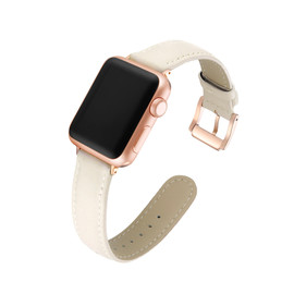 Divoti Classic Women’s Leather Strap Watch Bands Compatible with Apple Watch, All Series - 45/44/42-MM OR 41/40/38-MM
