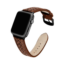 Divoti Woven Leather Watch Bands Compatible with Apple Watch, All Series - 45/44/42-MM OR 41/40/38-MM
