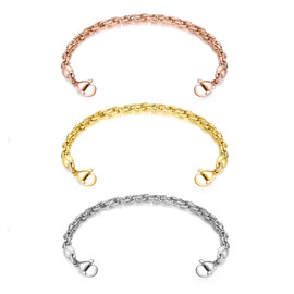 Medical ID Replacement Chain - Rope chain with beads at both ends