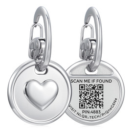 Divoti Smart QR Code Tracker Tag for Bags | 1-Year Premium Included