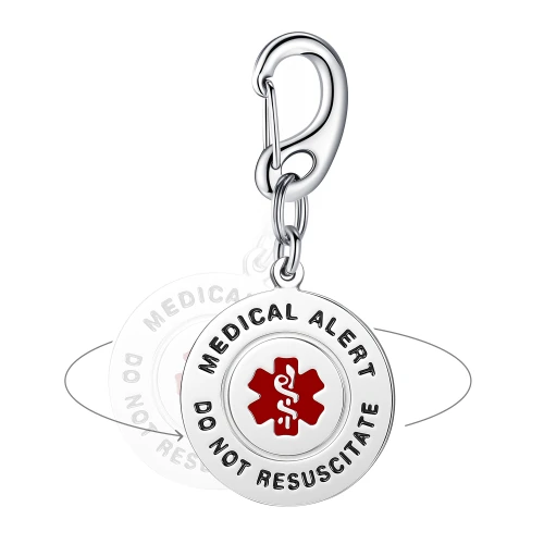 Do Not Resuscitate medical alert bag tag