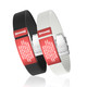 Divoti Sport Medical Alert Bracelet - Adjustable Silicone Band, Stainless Steel, Engraved Front/Back, Carmella Blue, Red - View #3