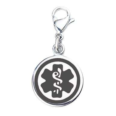 Medical ID - Mix & Match 3/8'' 316L Double-Sided Medical Alert Charm