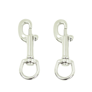  2Pack Stainless Steel 304 Swivel Eye Snap Hooks (Stand