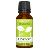 LAVENDER ESSENTIAL OIL 20 ML AUSTRALIAN BODY LAVANDULA ANGUSTIFOLIA FLOWER LEAF OIL