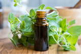 OREGANO & ESSENTIAL OIL BOTTLE