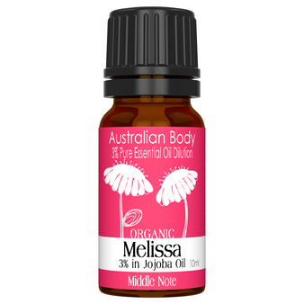 MELISSA 3% PURE ORGANIC ESSENTIAL OIL DILUTION IN JOJOBA