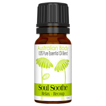 SOUL SOOTHE 100% PURE ESSENTIAL OIL BLEND - LAVENDER, MARJORAM, MANDARIN & GINGER