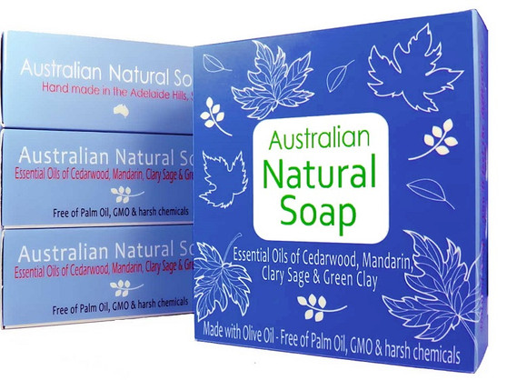 Australian Natural Soap - Blue Box