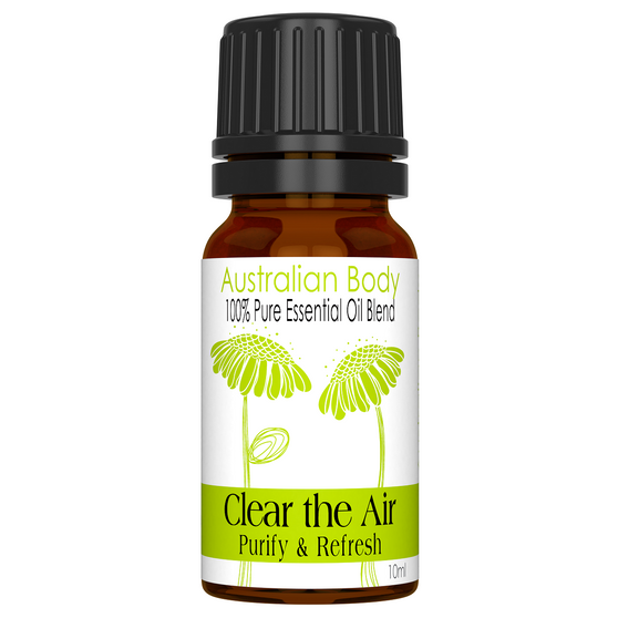 CLEAR THE AIR 100% PURE ESSENTIAL OIL BLEND - LEMON MYRTLE, MAY CHANG, LEMON & ORANGE