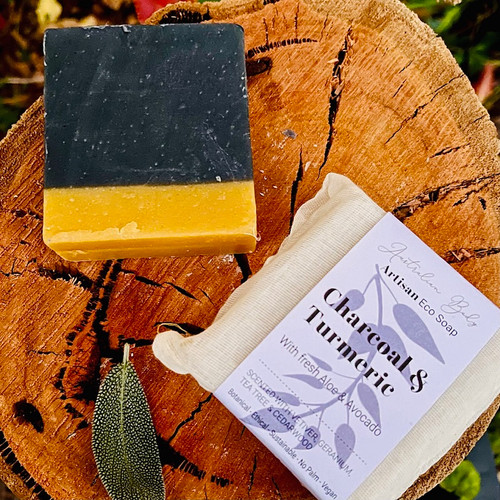 Charcoal & Turmeric Artisan Eco Soap Buy Handmade Soap from Australian Body in Adelaide